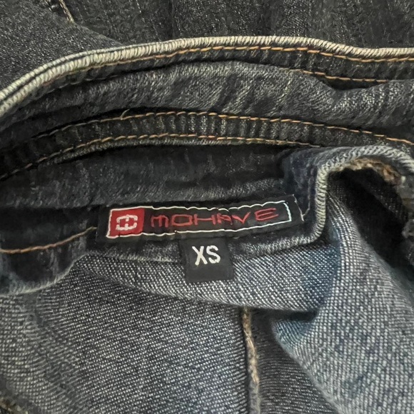 ❌SOLD-DEPOP❌ Y2K Vintage Denim Cropped Collared Jean Jacket - Picture 7 of 7